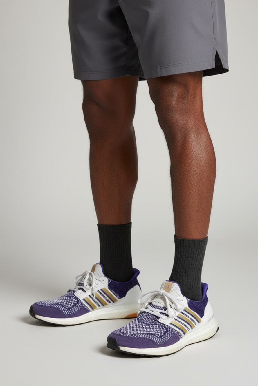 Adidas Ultraboost 1.0 Washington Huskies Sneakers Purple Gold White